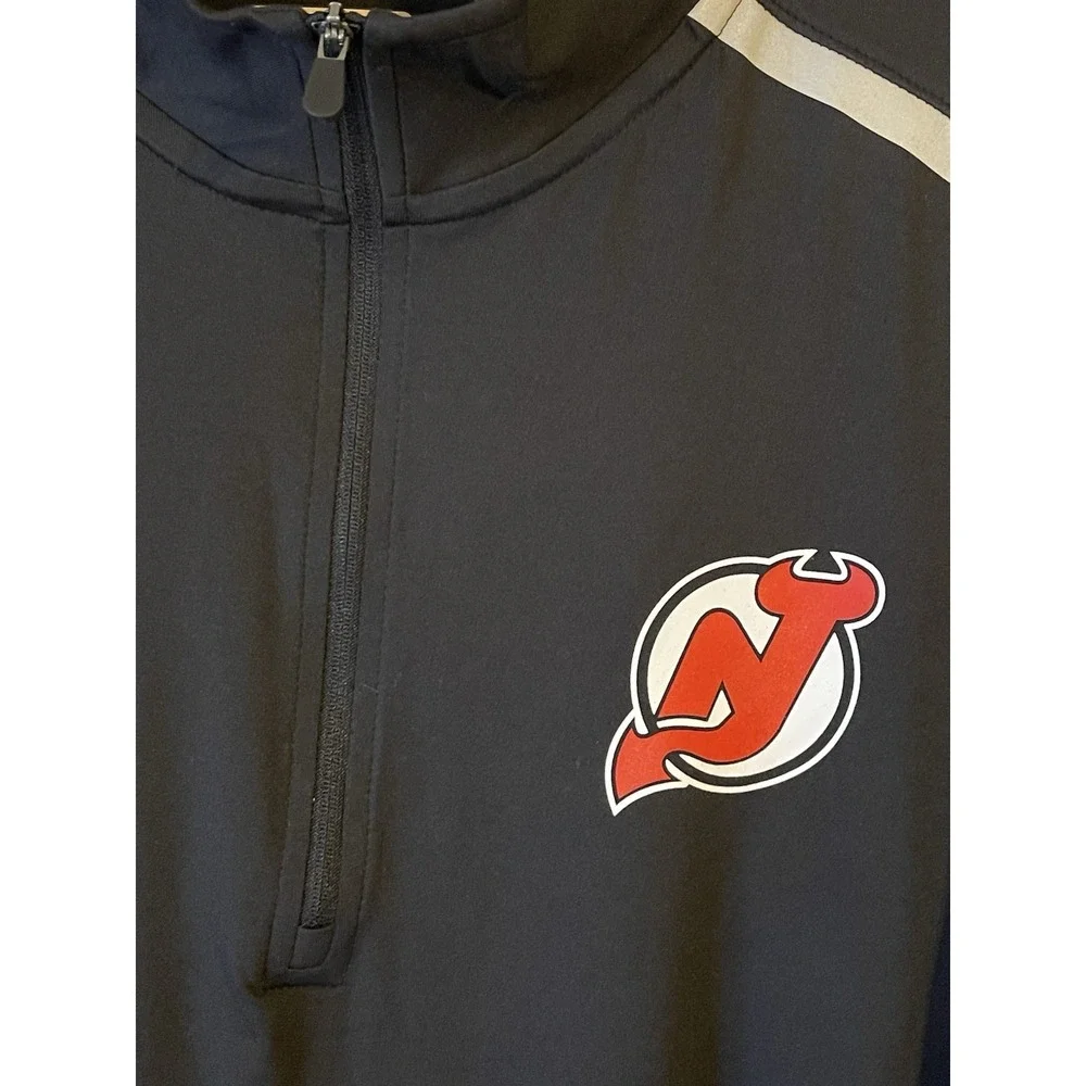 Men's 2XL NWT New Jersey Devils Fanatics‎ Authentic Pro Off Ice 1/4 Zip Jacket